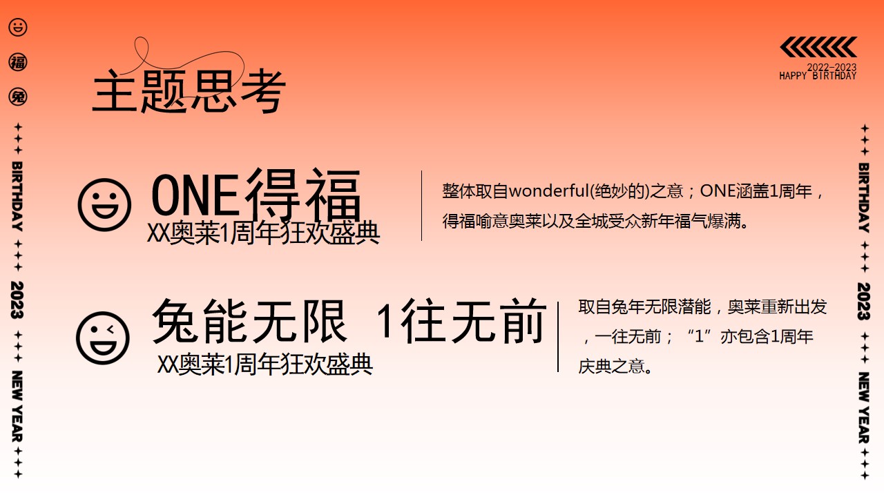 1701747067 0f927bc20e699d3 - 商业广场跨年烟火秀暨1周年狂欢盛典（ONE得福主题）活动策划方案